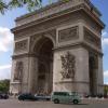 The arc stands in the center of the Place de l'Étoile, formed by the intersection of 12 streets